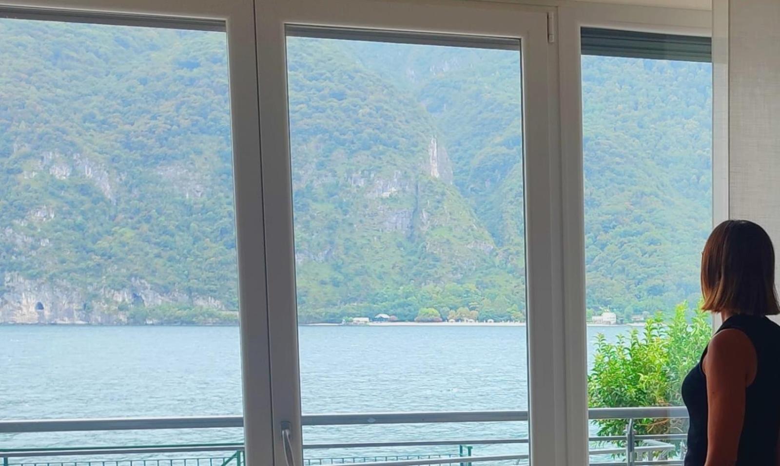 Lake Como Casa La Rosa Abbadia Lariana Exterior foto